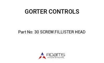 30 SCREW.FILLISTER HEAD