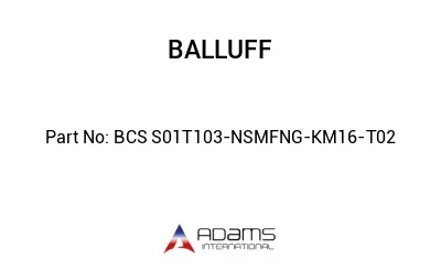 BCS S01T103-NSMFNG-KM16-T02									