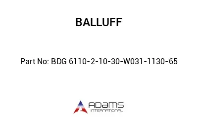 BDG 6110-2-10-30-W031-1130-65									