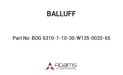 BDG 6310-1-10-30-W135-0020-65									