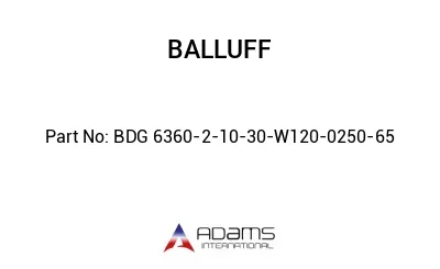 BDG 6360-2-10-30-W120-0250-65									