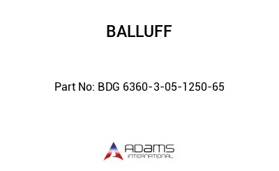 BDG 6360-3-05-1250-65									