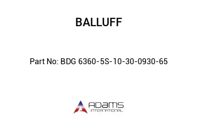 BDG 6360-5S-10-30-0930-65									