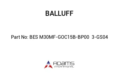 BES M30MF-GOC15B-BP00	3-GS04								