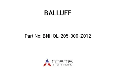 BNI IOL-205-000-Z012									