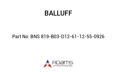 BNS 819-B03-D12-61-12-55-0926									