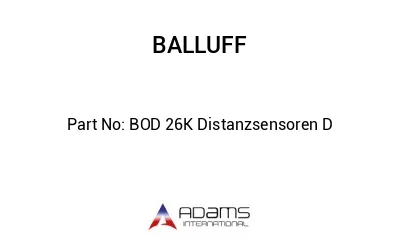 BOD 26K Distanzsensoren D									