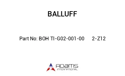 BOH TI-G02-001-00	2-Z12								