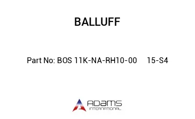 BOS 11K-NA-RH10-00	15-S4								