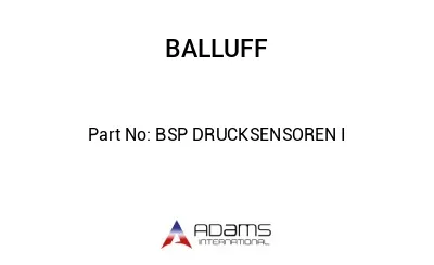 BSP DRUCKSENSOREN I									