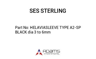 HELAVIASLEEVE TYPE A2-SP BLACK dia 3 to 6mm