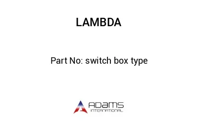 switch box type